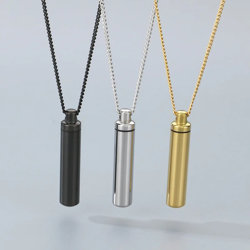Gold Keepsake Bullet Necklace