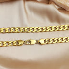 Gold-Tone Stainless Steel Miami Cuban Link Chain