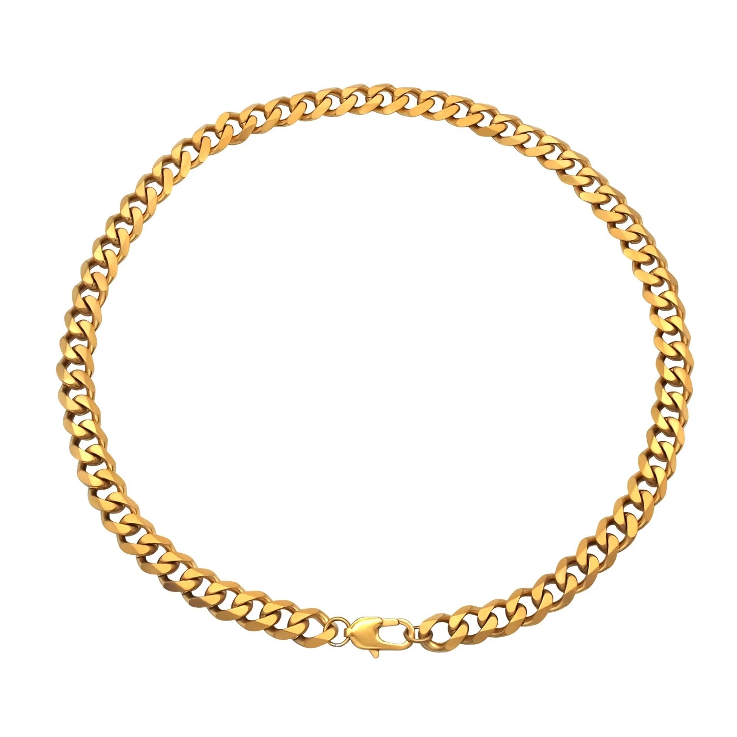 Men's Chunky Gold & Black Cuban Link Chain