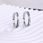 Silver-Tone Interlaced Design Ring