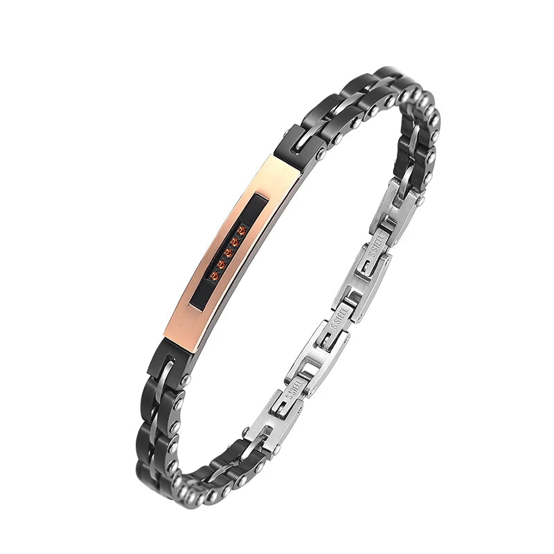 Gold Ceramic Link Bracelet II