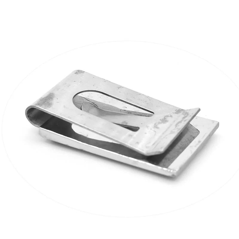 Silver-Tone Blank Frame DIY Money Clip
