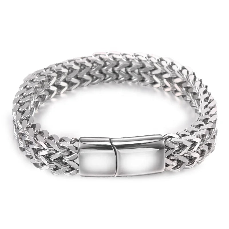 Gold Double Cuban Bracelet