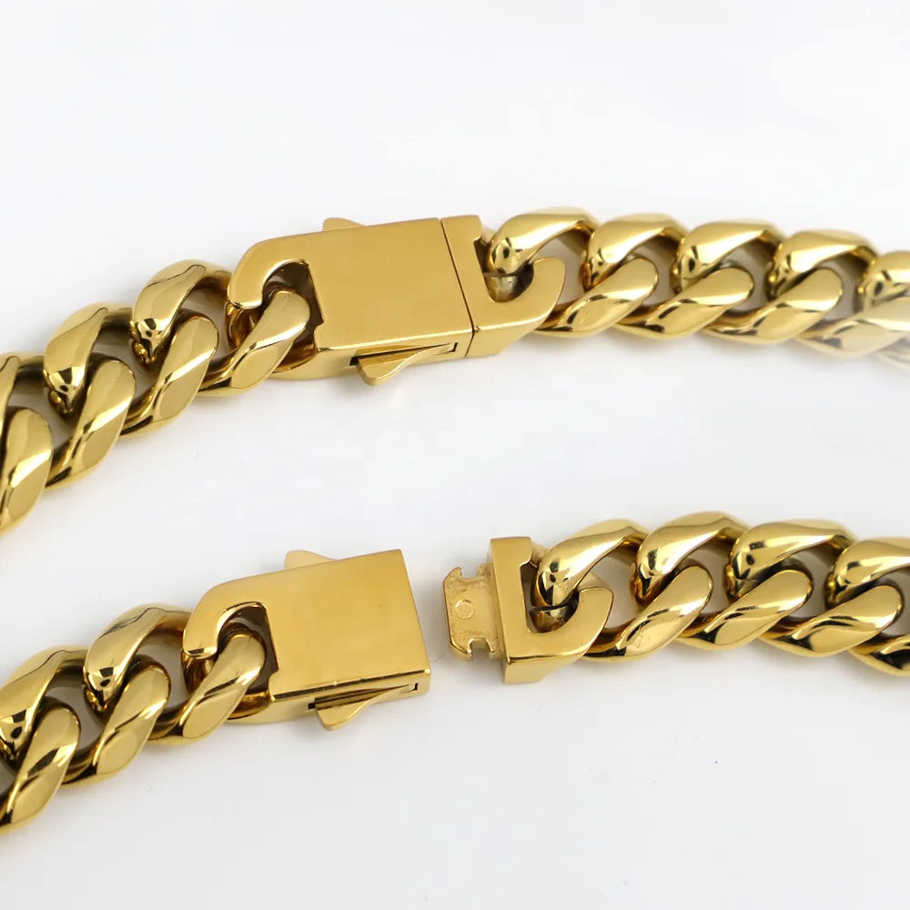 Gold Cuban Link Bracelet