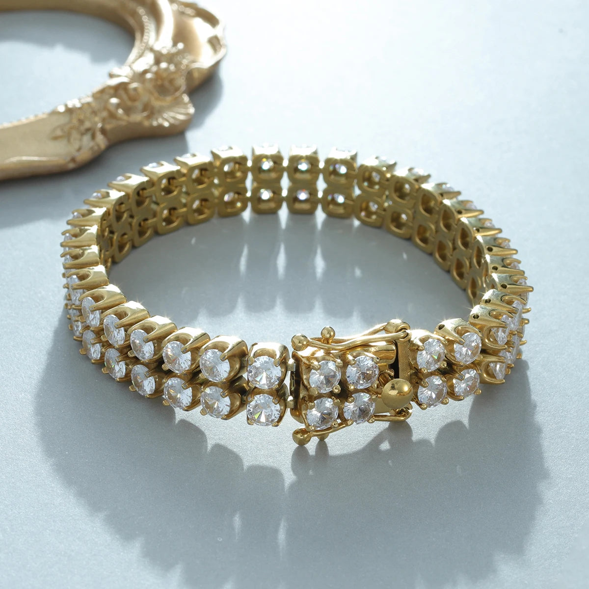 Gold Brilliant Tennis Bracelet