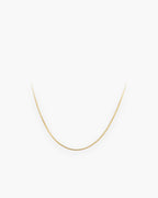 Atlas 0.9 mm snake chain in gold-tone stainless steel, 0.9 mm [c:gold]
