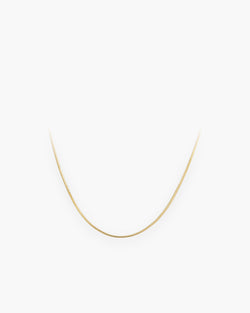 Atlas 0.9 mm snake chain in gold-tone stainless steel, 0.9 mm [c:gold]