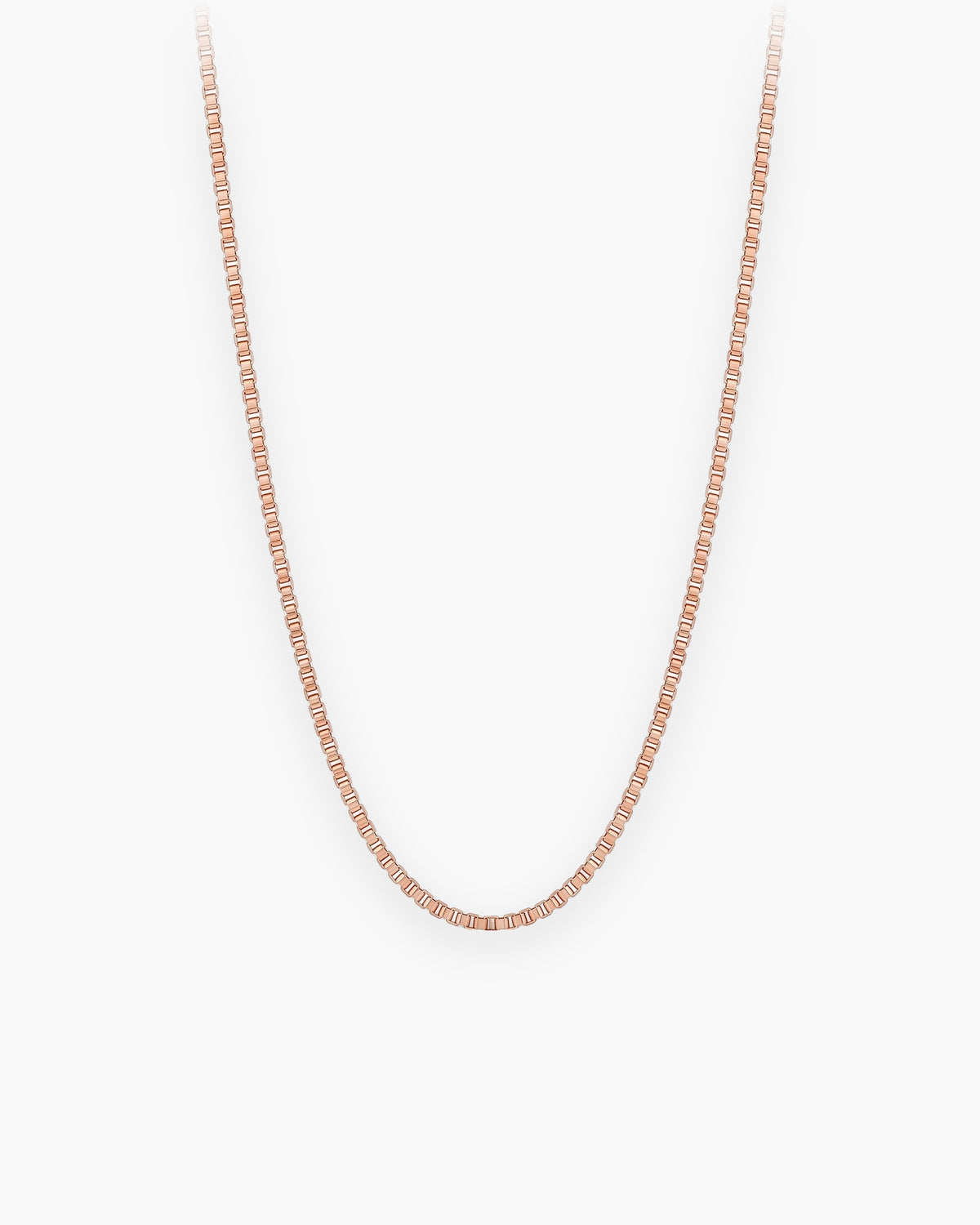 Atlas 1.5 mm box chain in rose gold-tone stainless steel [c:rosegold]