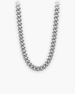 Chaîne homme maille cubaine 10 mm en acier au titane