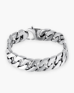 Men's 15mm Titanium Steel Cuban Bracelet