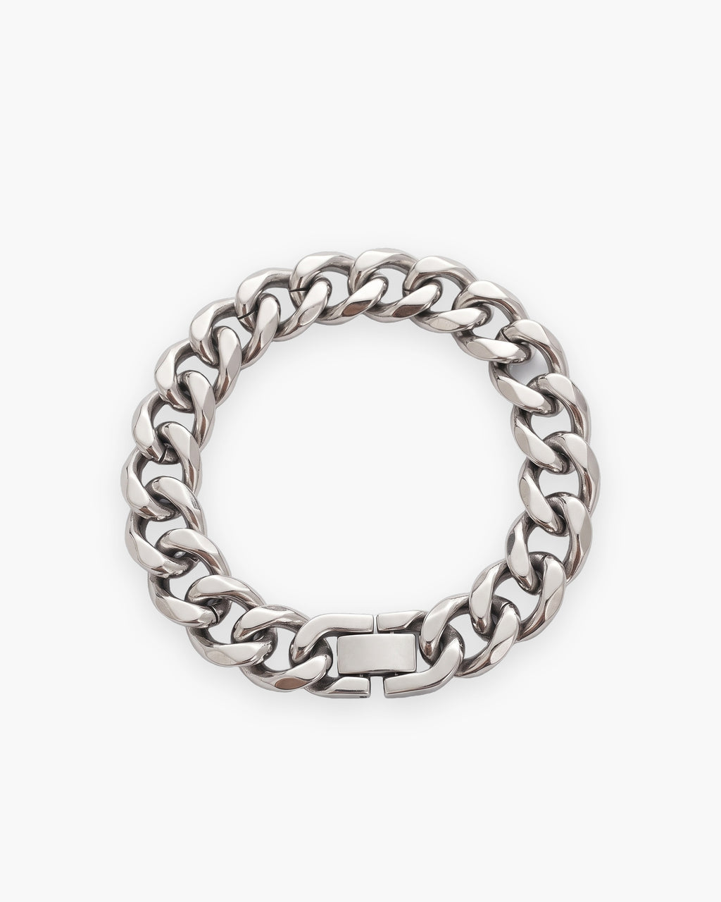 Atlas 11mm Cuban Link Bracelet in silver [c:silver]