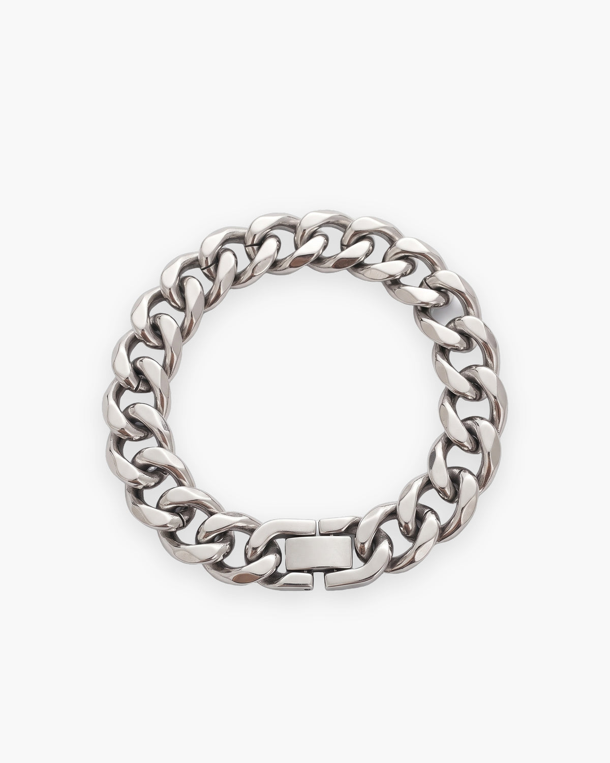 Atlas 11mm Cuban Link Bracelet in silver [c:silver]