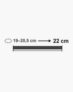 Atlas 14mm braided leather bracelet length 22 cm with matching wrist size [u:mm]