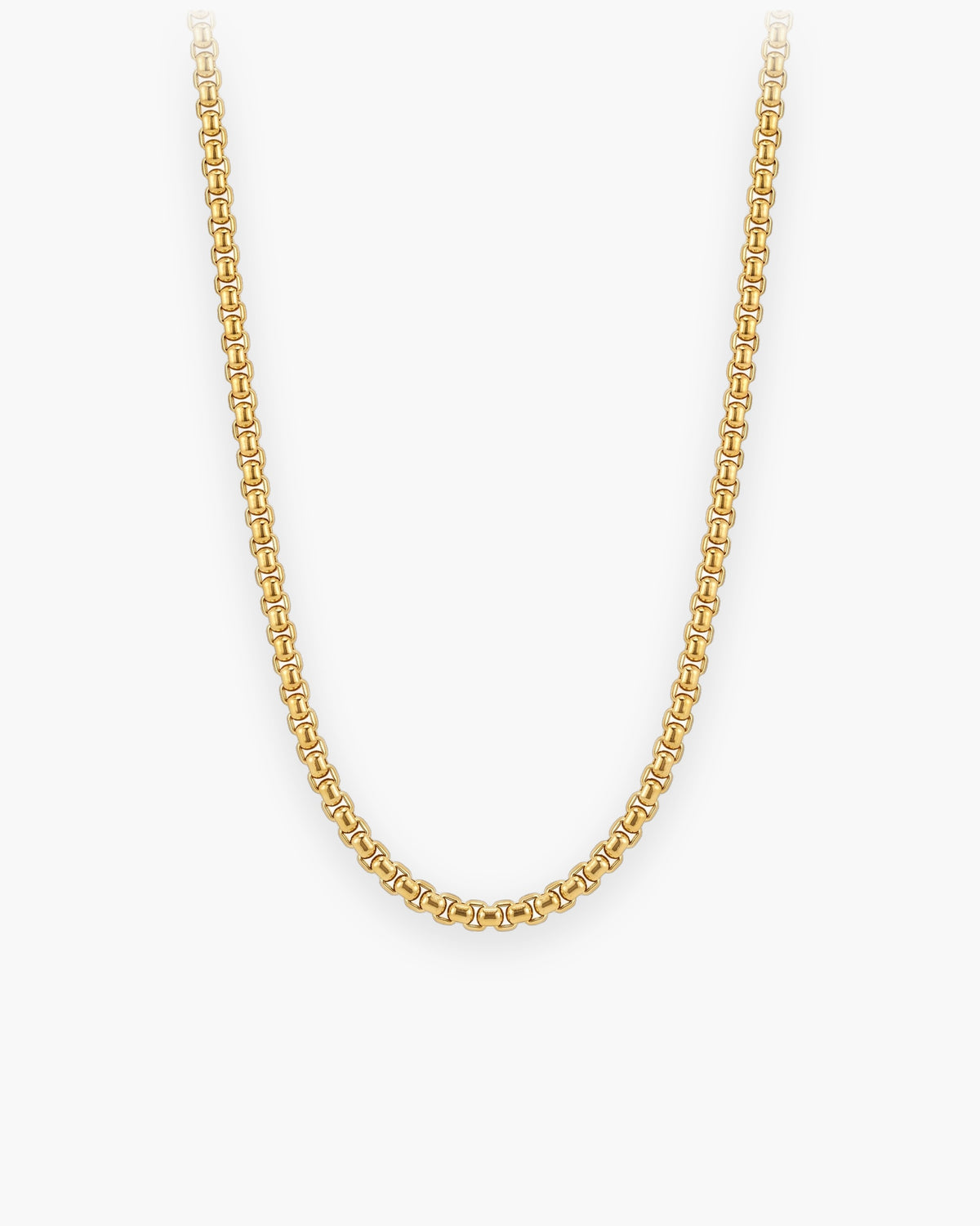Atlas 2 mm rolo chain in gold-tone stainless steel [c:gold]