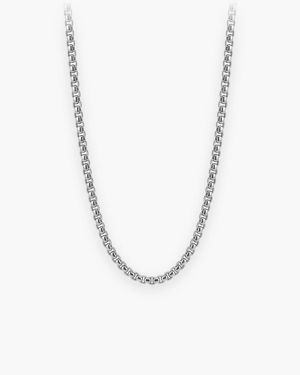 Atlas 2 mm rolo chain in silver-tone stainless steel [c:silver]