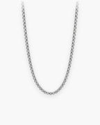 Atlas 2 mm rolo chain in silver-tone stainless steel [c:silver]