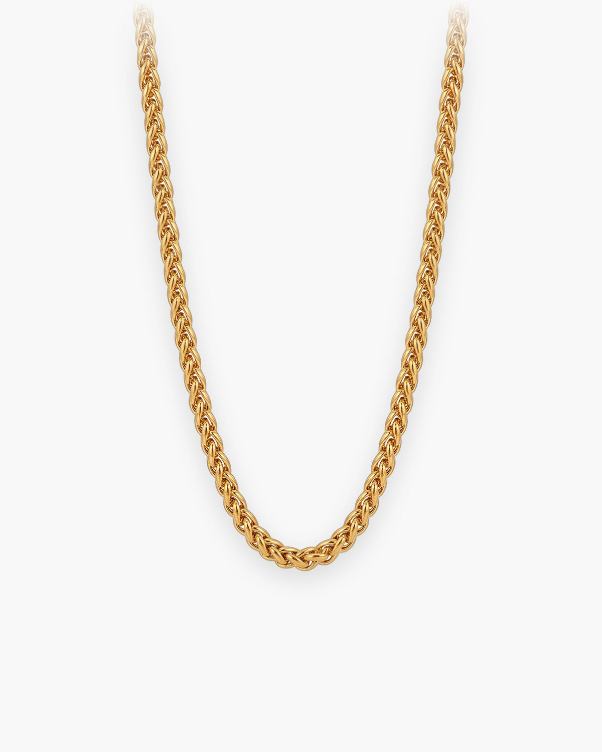 Atlas 3 mm wheat chain in gold-tone stainless steel [c:gold]