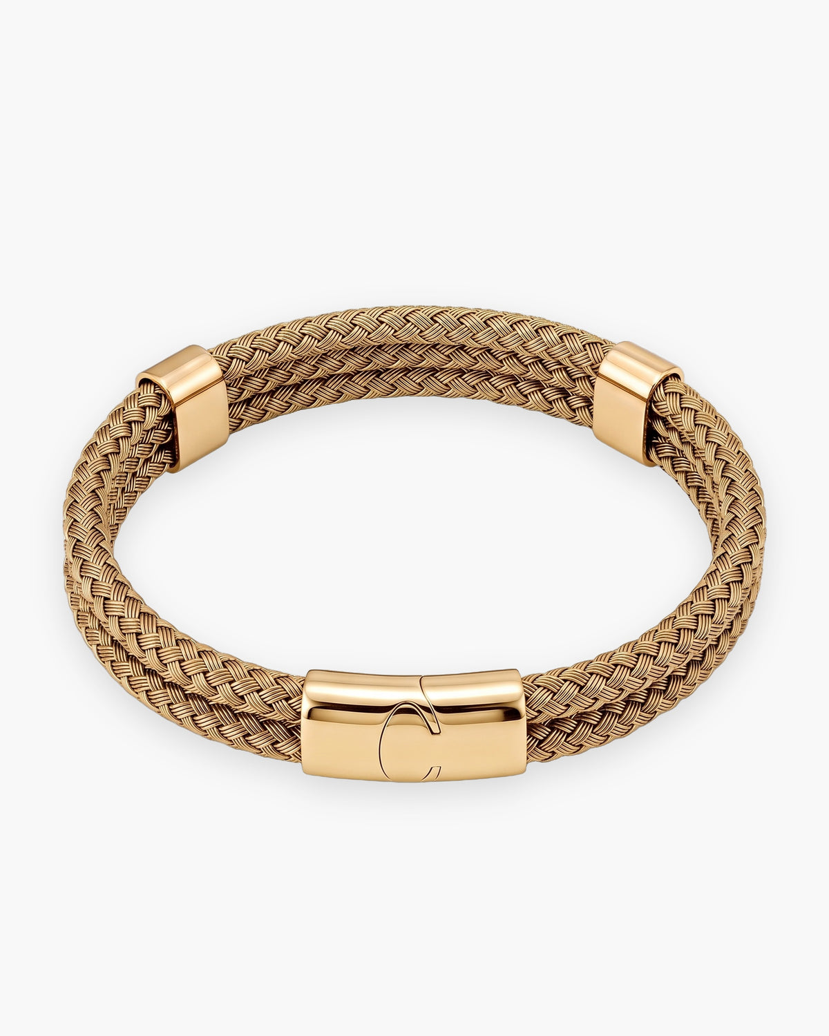 Atlas Braided Magnetic Bracelet in gold-tone [c:gold]