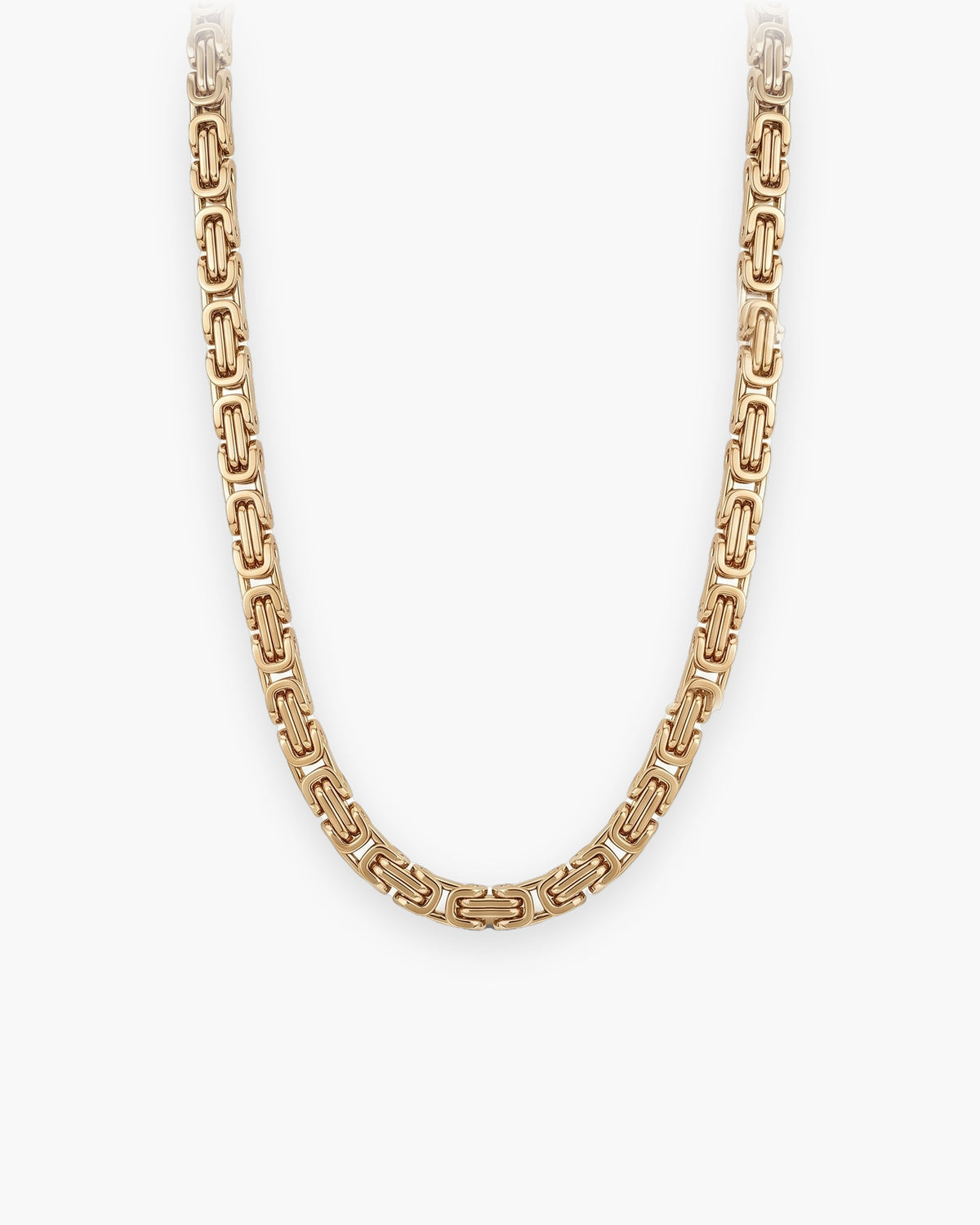 Atlas 4 mm Byzantine chain in gold-tone stainless steel [c:gold]