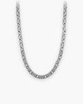 Atlas 4 mm Byzantine chain in silver stainless steel [c:silver]