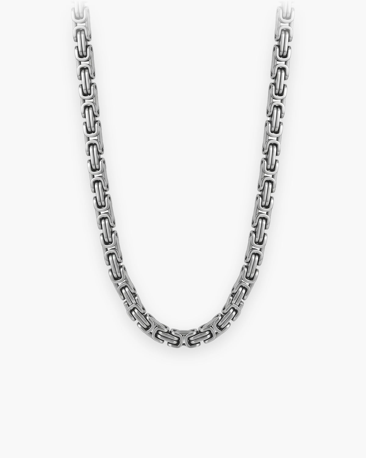 Atlas Byzantine chain in silver stainless steel [c:silver]
