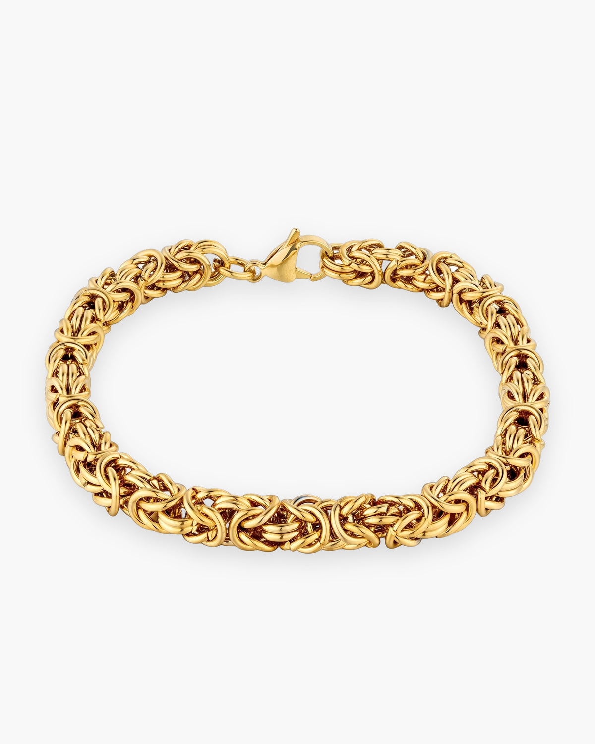 Atlas Byzantine link bracelet in gold-tone titanium steel [c:gold]