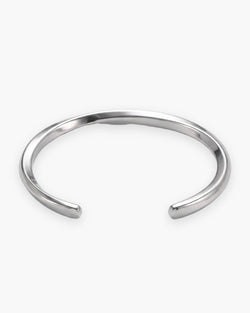 Atlas C-Shaped Cuff Bracelet in silver-tone [c:silver]