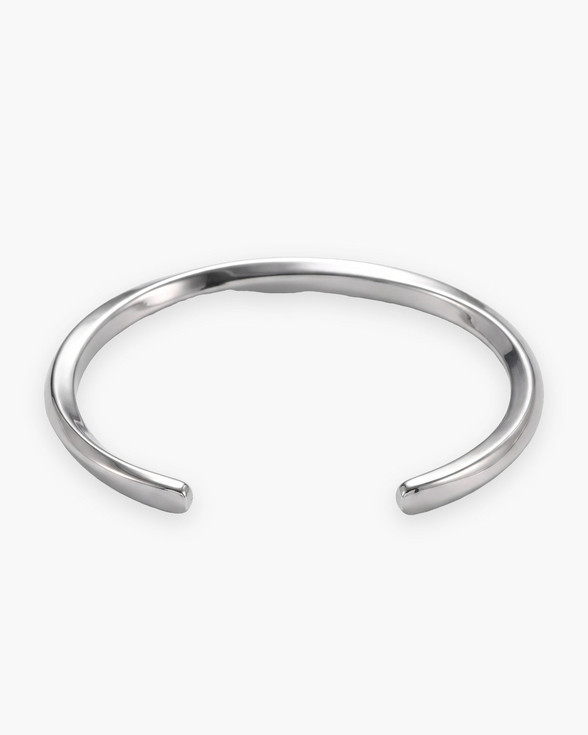 Atlas C-Shaped Cuff Bracelet in silver-tone [c:silver]