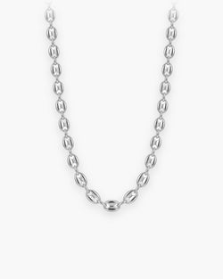 Atlas Coffee Bean Chain in silver [c:silver]