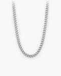 Atlas Cuban chain in polished titanium steel [c:silver]