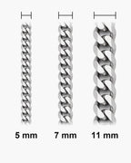 Atlas chain widths at true scale [u:mm]