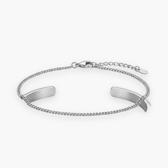Herren Manschetten- und Panzerketten-Armband-Set