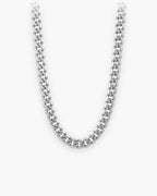 Atlas curb chain in silver-tone stainless steel [c:silver]
