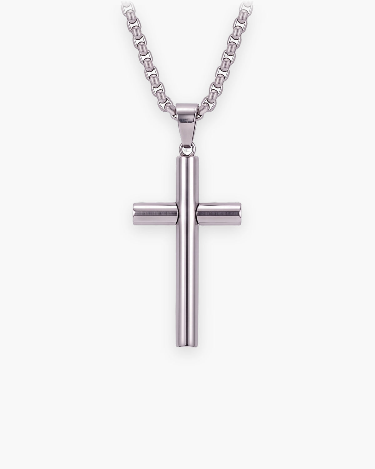 Atlas Cylindrical Cross Pendant Necklace in Large Cylindrical Cross [c:largecylindricalcross]