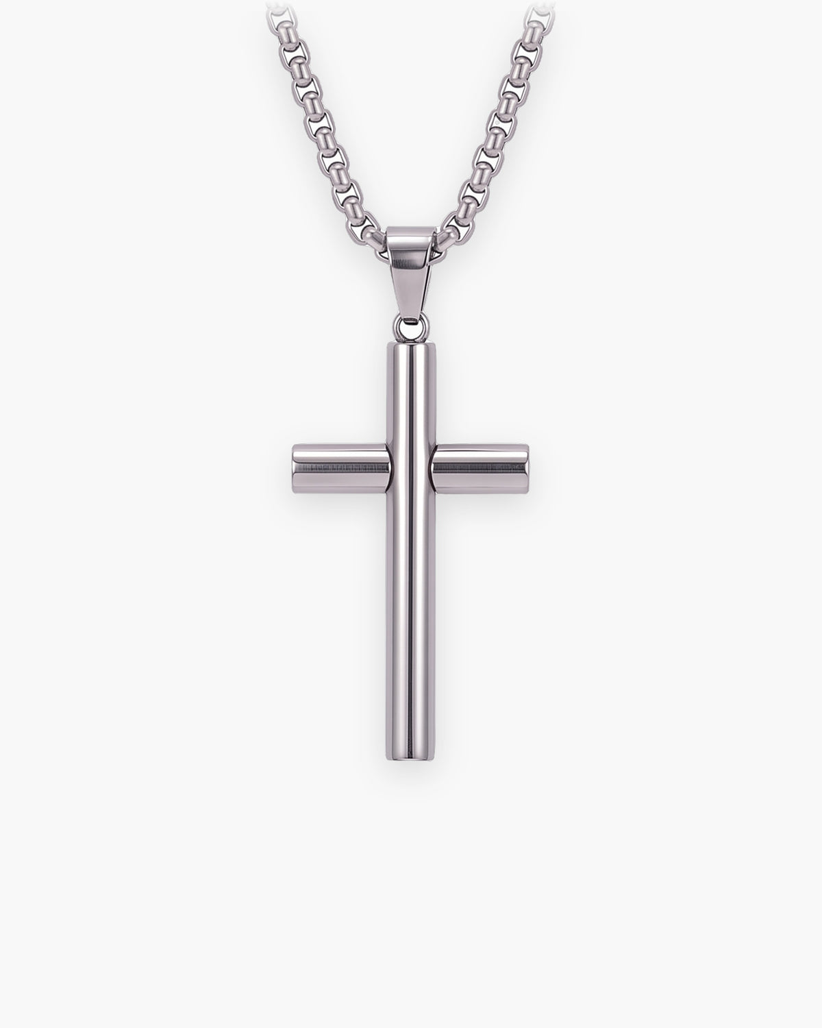 Atlas Cylindrical Cross Pendant Necklace in Small Cylindrical Cross [c:smallcylindricalcross]