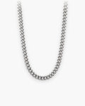 Atlas dense Cuban chain in silver-tone stainless steel [c:silver]