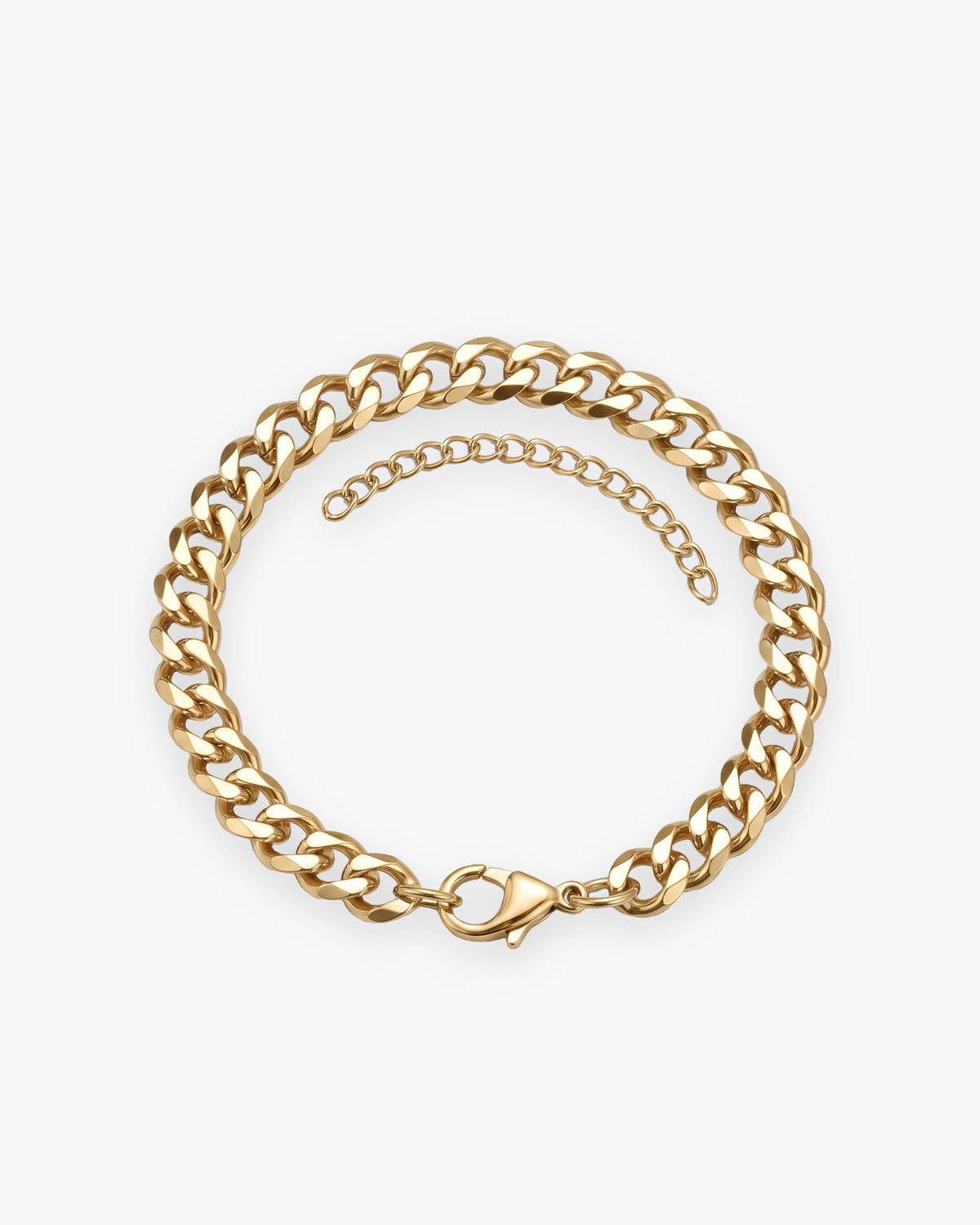 Atlas Diamond-Cut Cuban Bracelet in gold-tone [c:gold]