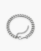 Atlas Diamond-Cut Cuban Bracelet in silver-tone [c:silver]