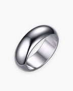 Atlas Dome Band in silver-tone [c:silver]