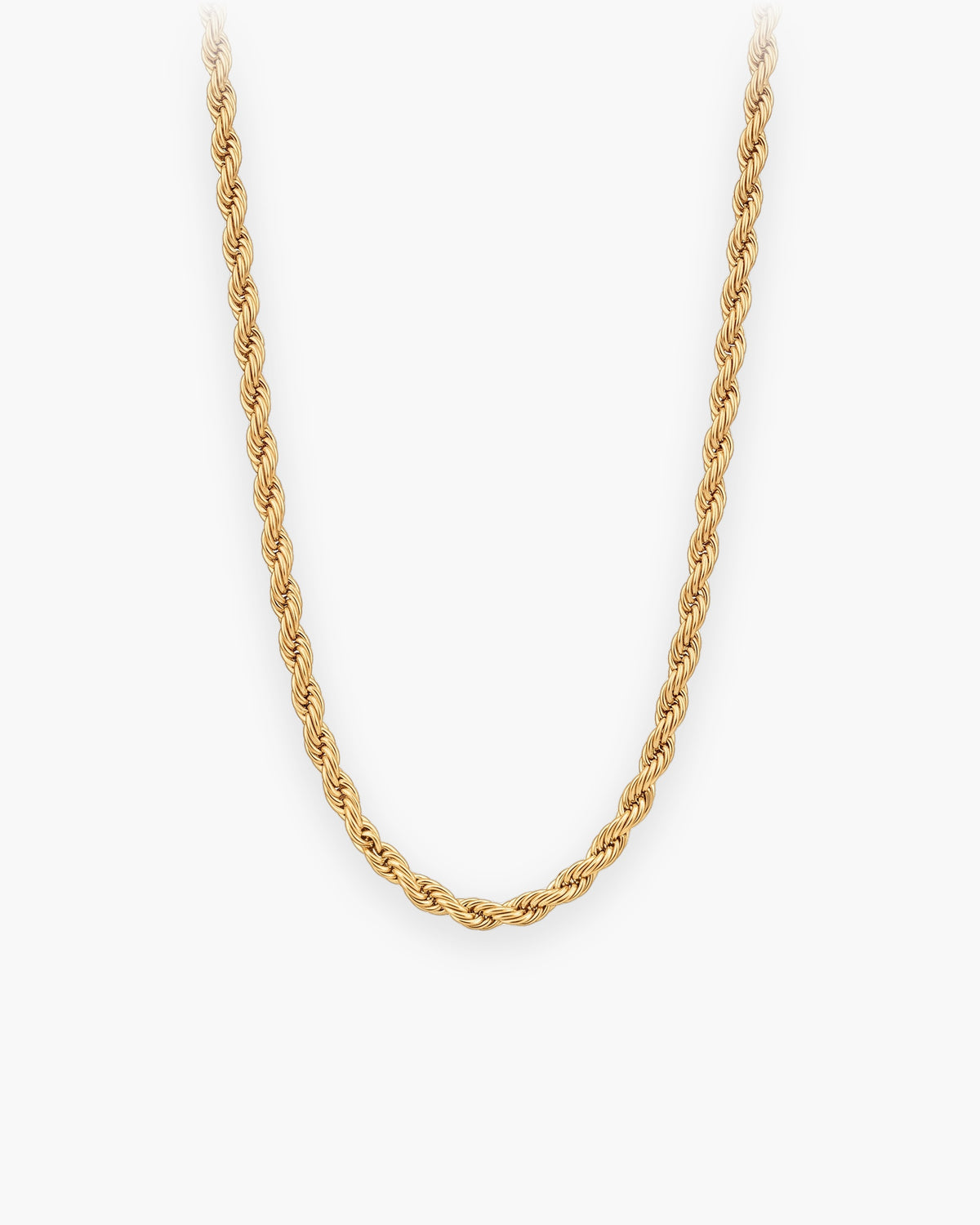 Atlas everyday rope chain in gold-tone stainless steel [c:gold]