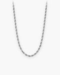 Atlas everyday rope chain in silver stainless steel [c:silver]