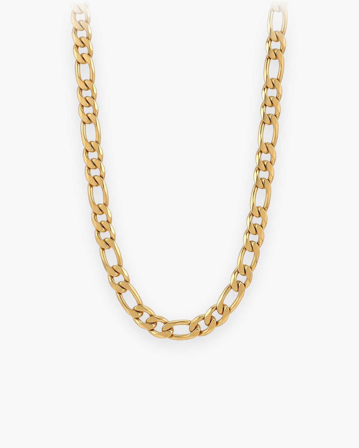 Atlas Figaro chain in gold-tone stainless steel [c:gold]