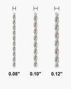 Atlas fine rope chain actual widths 0.08 in, 0.10 in, 0.12 in [u:in]