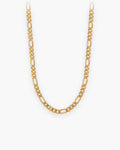 Atlas Flat Gold-Tone Figaro Chain in gold-tone [c:gold]