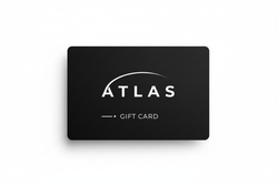 Atlas Gift Card noir sur blanc