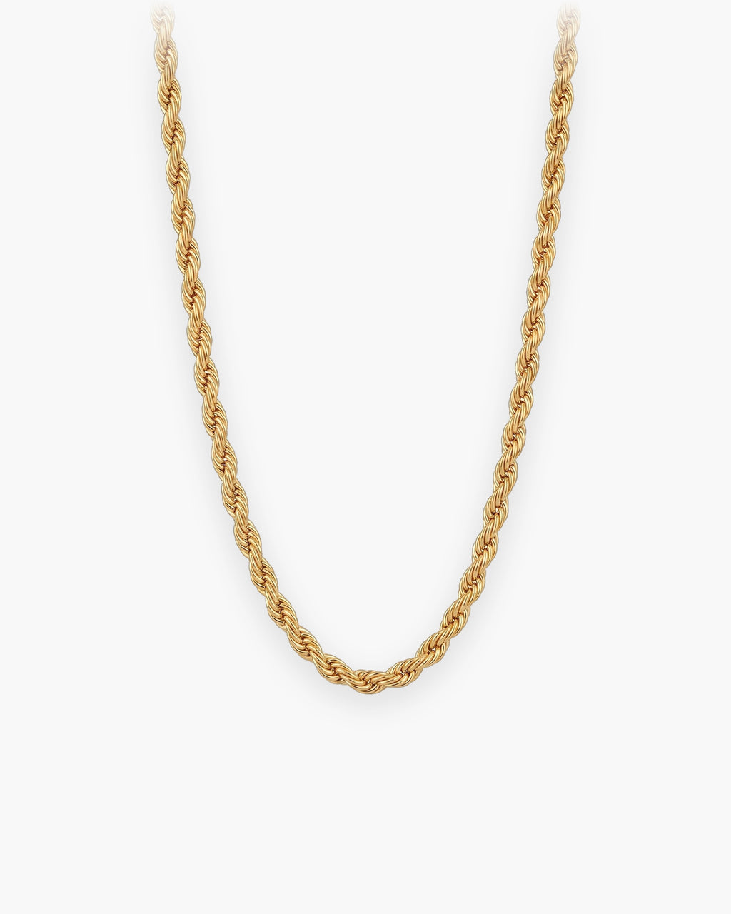 Atlas gold-tone rope chain in gold-tone stainless steel [c:gold]
