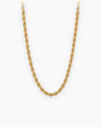 Atlas gold-tone rope chain in gold-tone stainless steel [c:gold]