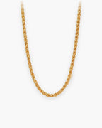 Atlas gold-tone wheat chain in gold-tone stainless steel [c:gold]