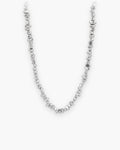 Atlas irregular bead chain in silver titanium steel [c:silver]