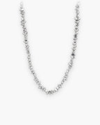 Atlas irregular bead chain in silver titanium steel [c:silver]